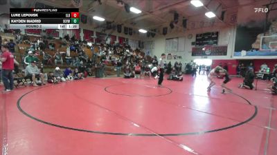 78-81 lbs Round 2 - Luke Lepousk, Unattached vs Kayden Madrid, San Clemente Youth Wrestling