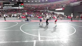 120 lbs Cons. Round 5 - Beau DeLong, CrassTrained: Weigh In Club vs Trevor Summers, Southside Lutheran WC