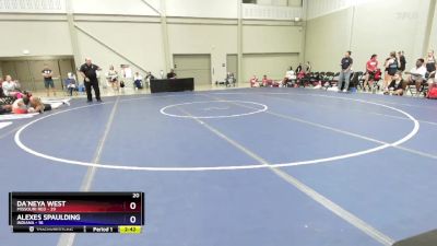 130 lbs Round 1 (8 Team) - Da`Neya West, Missouri Red vs Alexes Spaulding, Indiana