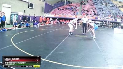 174 lbs Finals (2 Team) - Theodore TJ Mackey, Concordia (WI) vs Logan Burger, Luther