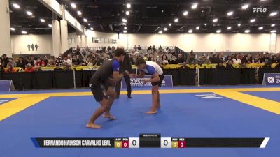 Danilo Santana Siva Souza vs Fernando Halyson Carvalho Leal 2025 World IBJJF Jiu-Jitsu No-Gi Championship