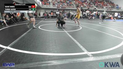 84 lbs Consolation - Gage Hines, Vian Wrestling Club vs Toren Gates, Sallisaw Takedown Club