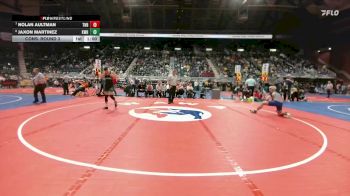 4A-150 lbs Cons. Round 3 - Nolan Aultman, Thunder Basin vs Jaxon Martinez, Kelly Walsh