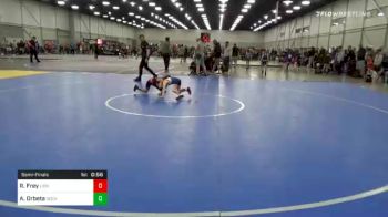 46 lbs Semifinal - Robert Frey, Lions Wrestling Academy vs Aiden Orbeta, Socal Grappling Club