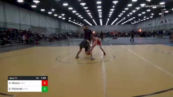 115 lbs 3rd Place - Hayden Myers, Mayo Quanchi Judo And Wrestling Club vs Giosuâ??Â® Hickman, Unaffiliated