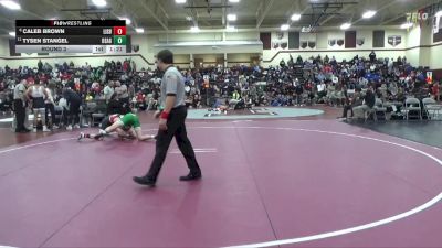 175 lbs Round 3 - Caleb Brown, Lisbon vs Tysen Stangel, Osage
