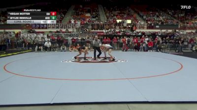 110 lbs Cons. Round 2 - Mylee Renville, Augusta HS vs Kegan Motter, El Dorado HS