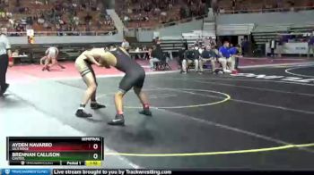 D2-165 lbs Semifinal - Brennan Callison, Casteel vs Ayden Navarro, Gila Ridge