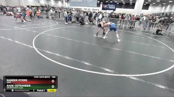 190 lbs Quarterfinal - Xander Myers, Ohio vs Rade Ostrander, Spartan Mat Club