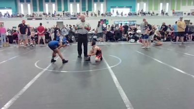 78 lbs Round 2 (8 Team) - Eddie Polk, Florida Avengers vs Jackson Griffin, Florida Scorpions Black