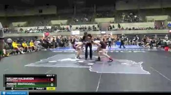 160 lbs Finals (8 Team) - Parker Kratochvill, Holmen vs William Halbakken, Dover Eyota