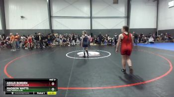 130 lbs Round 1 - Ashlei Borden, Shelton Wrestling Club vs Madison Watts, Toro World Club