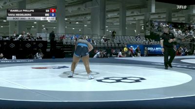 76 kg Champ. Rd Of 16 - Isabella Phillips, Gannon Golden Knights vs Tavia Heidelberg, Menlo Wrestling Club