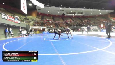 165 lbs Cons. Round 4 - Caden Burritt, Valhalla Wrestling Club vs Angel Garibay, Rough House Wrestling