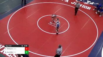 117 lbs Consolation - Cameron Milheim, Warrior Run vs Blake Aumiller, Mifflin County