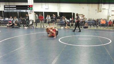 132 lbs Round Of 32 - Vince Jasinski, IL vs Royce Malone, IN
