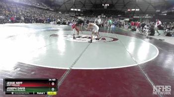 3A 165 lbs Champ. Round 2 - Joseph Davis, Marysville Pilchuck vs Jessie Neff, Kent Meridian