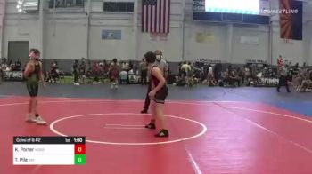 95 lbs Consi Of 8 #2 - Kaleb Porter, MOGOLLON vs Trevor Pile, Bay Area Dragons