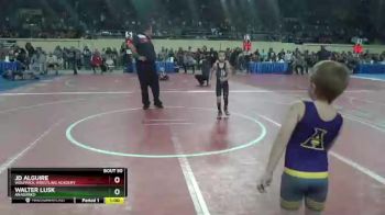 49 lbs Cons. Round 2 - JD Alguire, WolfPack Wrestling Academy vs Walter Lusk, Anadarko