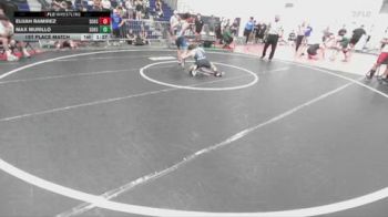 120 lbs 1st Place Match - Max Murillo, Rough House Wrestling Club vs Elijah Ramirez, Livewire