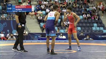 55 kg 1/4 Final - Valerii MAngolaUTOV, Russia vs Rupin Rupin, India