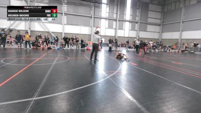 51.2-52.2 lbs Champ. Round 2 - Reuben Moore, Punisher Wrestling Company vs Raiden Wilson, Mat Demon Wrestling Club