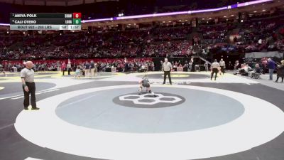 100 lbs Quarters - Aniya Polk, Shaw vs Cali Otero, Lorain