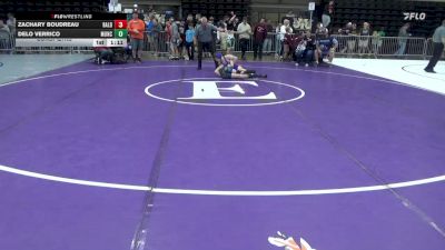 110 lbs Consi-qtrs - Zachary Boudreau, Baldwinsville vs Delo Verrico, Muncy