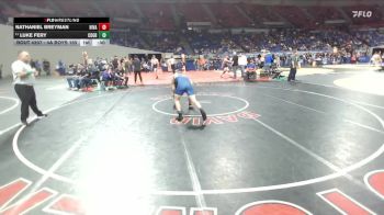 4A Boys 165 lbs Cons. Round 1 - Luke Fery, Cottage Grove Boys vs Nathaniel Breyman, Hidden Valley Boys