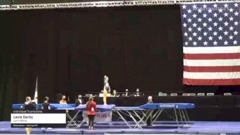 Lexie Darby - Individual Trampoline, Let It Shine - 2021 USA Gymnastics Championships