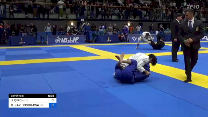 JORGJI QIRO vs DAMIAN KAZ HOSOKAWA 2023 European Jiu-Jitsu IBJJF ...