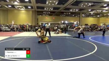 Match - Tyler Ramirez, NB Elite vs Mario De La Torre, Temescal Canyon Wrestling