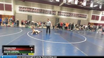 75 lbs Semifinal - Ryston Carmona, Payson Lion Wrestling Club vs Makana Faifai, Roy Wrestling Club