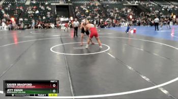 285 lbs Cons. Round 4 - Xavier Bradford, Western Colorado University vs Jett Swain, Northwest College