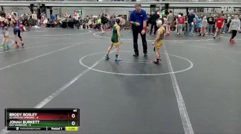 44 lbs Semis (4 Team) - Brody Bosley, U2 Upstate Uprising vs Jonah Burkett, Mat Warriors