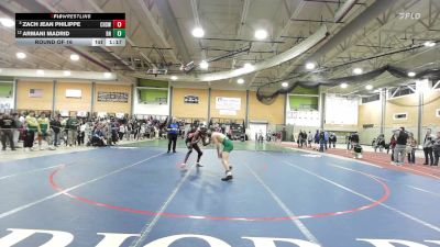138 lbs Round Of 16 - Zach Jean Philippe, Cranston West vs Armani Madrid, Bishop Hendricken