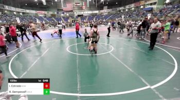 102 lbs Consolation - Isiah Estrada, New Mexico Bad Boyz vs Ryder Dempewolf, Colby WC