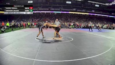 D1-150 lbs Champ. Round 1 - Kaden Tindall, Brighton HS vs Anthony Najjar, Bloomfield Hills HS