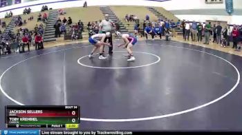 138 lbs Quarterfinal - Jackson Sellers, Reno vs Toby Krehbiel, Carson