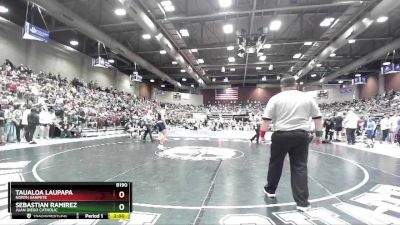 Champ. Round 1 - Taualoa Laupapa, North Sanpete vs Sebastian Ramirez, Juan Diego Catholic