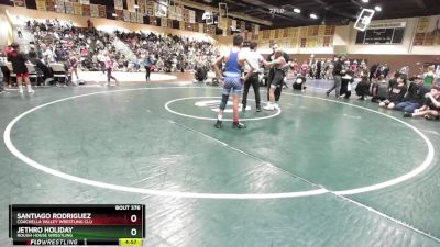 114 lbs Round 1 - Jethro Holiday, Rough House Wrestling vs Santiago Rodriguez, Coachella Valley Wrestling Clu