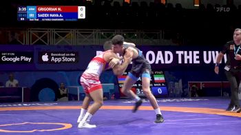65 kg 1/2 Final - Narek Grigorian, Armenia vs Amir Saeidi Nava, Iran