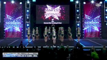 Element Elite Tumbling & Cheer - Zinc [2026 L2 Senior - D2 - Small - A DAY 1] 2026 JAMfest Cheer Super Nationals