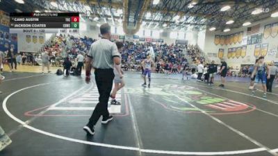 132 lbs Champ. Round 3 - Jackson Coates, Columbia High School vs Cano Austin, Charlotte High