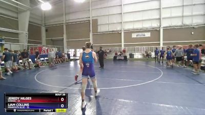 113 lbs 4th Wrestleback (16 Team) - Jeredy Nilges, Kansas vs Liam Collins, Minnesota Blue