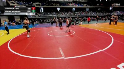 6A 215 lbs Cons. Semi - Brandon Long, San Antonio Madison vs Dorian Jaramillo, El Paso Pebble Hills