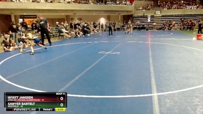 84 lbs Semis & 1st Wrestleback (8 Team) - Wyatt Janssen, STMA (St. Michael/Albertville) vs Sawyer Bartelt, Westfield