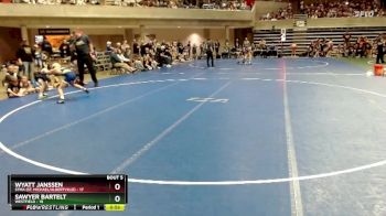 84 lbs Semis & 1st Wrestleback (8 Team) - Wyatt Janssen, STMA (St. Michael/Albertville) vs Sawyer Bartelt, Westfield