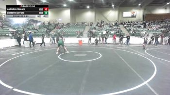 130 lbs Consi Of 8 #2 - Kaeden Orians, Gold Rush Wrestling vs Demetri Jayme, Gold Rush Wrestling