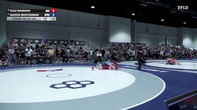 70 kg Champ. Rd Of 128 - Kale Baumann, MATPAC Wrestling Club vs Easton Broxterman, West Point Wrestling Club